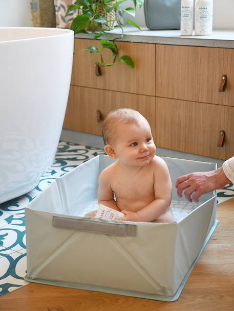 Baignoire pliable Pop Up Cameleo bleu vert 1 - vertbaudet enfant 