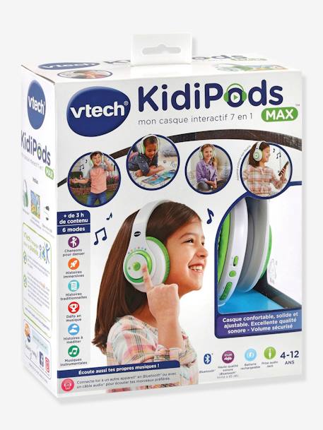 KidiPods Max - Mon casque interactif 7en1 - multicolore 2 - vertbaudet enfant 