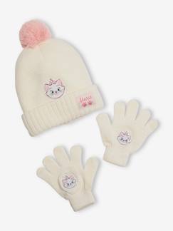 Ensemble fille Disney® Marie les Aristochats bonnet + gants  - vertbaudet enfant