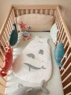 Linge de maison et décoration-Linge de lit bébé-Tour de lit-Tour de lit / Tour de parc modulable SOUS L'OCÉAN
