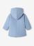 Manteau en drap de laine bébé doublé de fausse fourrure bleu ciel 2 - vertbaudet enfant 