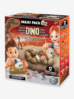 Jouet-Jeux éducatifs-Jeux scientifiques et multimédia-Maxi pack 12 oeufs dinosaures - BUKI