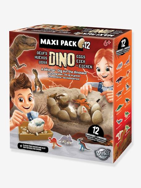 Maxi pack 12 oeufs dinosaures - BUKI orange 1 - vertbaudet enfant 
