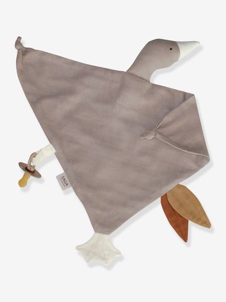 Doudou lange Oie - SAGA COPENHAGEN gris 1 - vertbaudet enfant 