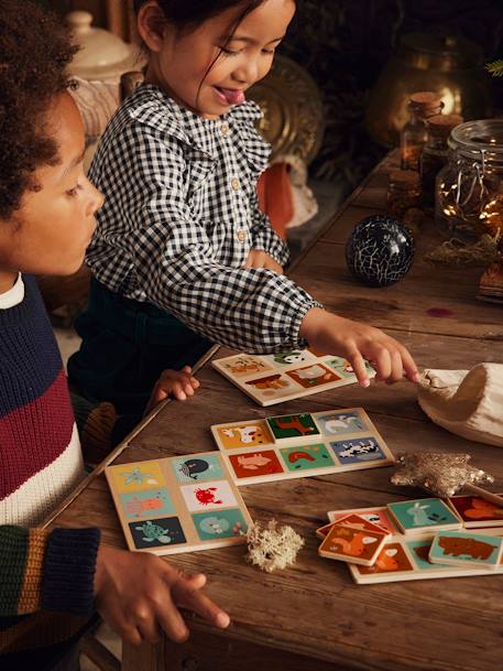Loto des animaux en bois FSC® beige 5 - vertbaudet enfant 