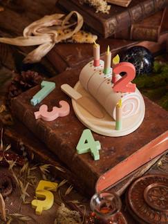 Gâteau roulé d'anniversaire en bois FSC®  - vertbaudet enfant