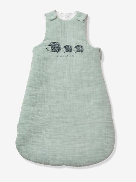 Gigoteuse en gaze de coton bio* LOVELY NATURE vert 2 - vertbaudet enfant 