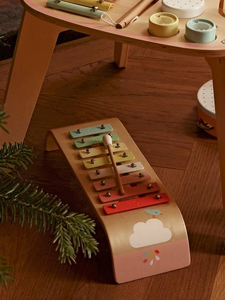 Xylophone en bois FSC® beige+Multicolore 8 - vertbaudet enfant 