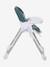 Chaise haute multipositions MagicSeat gris souris+vert sapin 16 - vertbaudet enfant 
