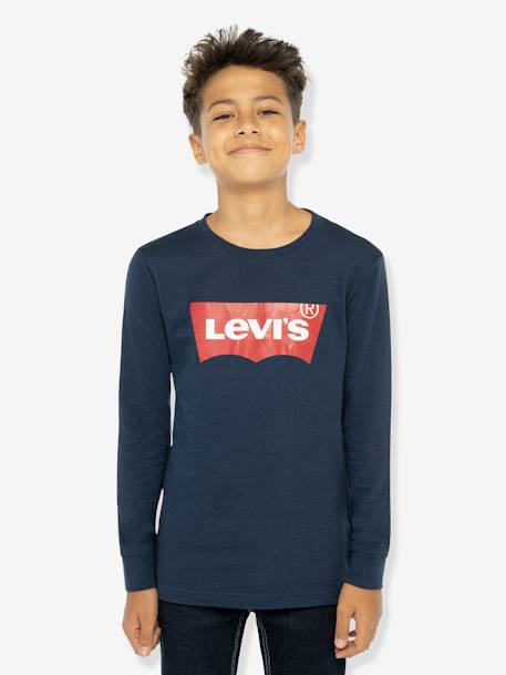T-shirt Batwing Levi's® gris+marine 3 - vertbaudet enfant 