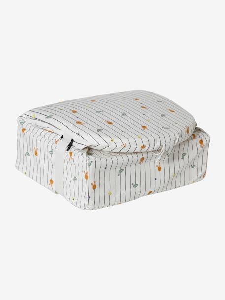Rehausseur de chaise beige imprimé+Cherry+dans les bois+green forest+gris+Minisaurus+Mon coeur+Oies+rayé blanc 46 - vertbaudet enfant 