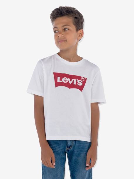 T-shirt Batwing garçon Levi's® blanc+bleu grisé 1 - vertbaudet enfant 