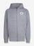 Sweat zippé gris+marine 1 - vertbaudet enfant 