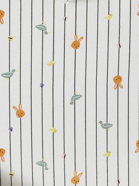 Rehausseur de chaise beige imprimé+Cherry+dans les bois+green forest+gris+Minisaurus+Mon coeur+Oies+rayé blanc 45 - vertbaudet enfant 
