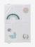 Tapis à langer de voyage LOVELY NATURE blanc imprimé+Cherry 7 - vertbaudet enfant 