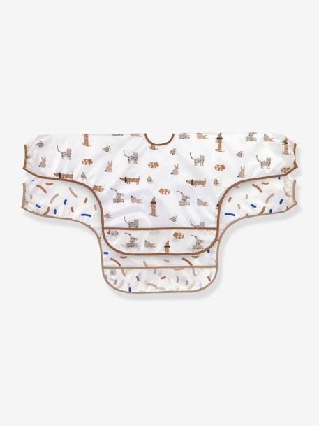 Lot de 2 bavoirs manches longues LÄSSIG bleu glacier+blush+Happy Rascals Cœur+Happy Rascals Smile+lilas+Little Forest lapin - Rose + b+Little Forest Renard - Vert ol+Little Mateys orange épicée+Little Mateys royal bleu+Tiny Farmer Mouton - Blanc+vert 47 - vertbaudet enfant 