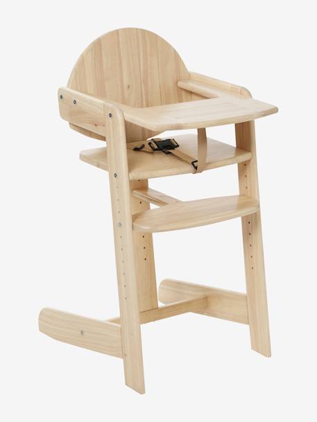 Chaise haute évolutive Woody 2 bois 4 - vertbaudet enfant 