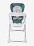 Chaise haute multipositions MagicSeat gris souris+vert sapin 15 - vertbaudet enfant 