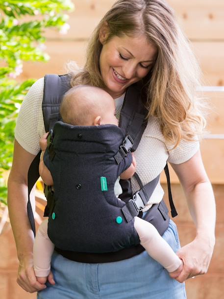 Porte-bébé avec bavoir lavable Flip 4 en 1 noir 5 - vertbaudet enfant 