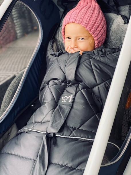 Chancelière 2 en 1 Moony anthracite+marron+noir 16 - vertbaudet enfant 