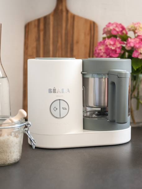 Robot cuiseur 6 en 1 Babycook Neo beige+bleu nuit+eucalyptus+gris et blanc 34 - vertbaudet enfant 