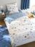 Parure housse de couette enfant et taie d'oreiller COSMOS bleu / multicolore 2 - vertbaudet enfant 