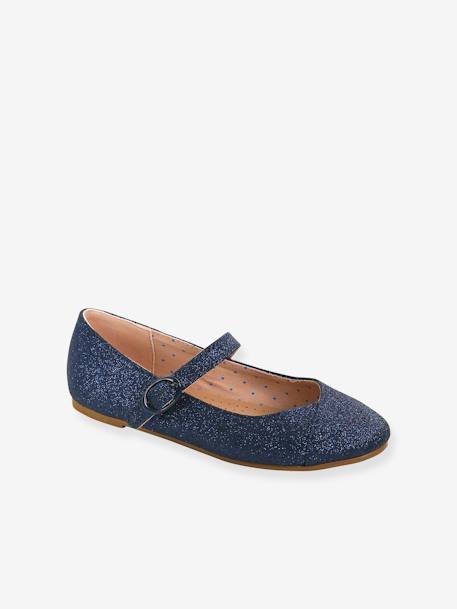 Ballerines à paillettes fille bleu 3 - vertbaudet enfant 