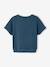 T-shirt molleton motif aventure garçon détails fluo bleu pétrole 2 - vertbaudet enfant 