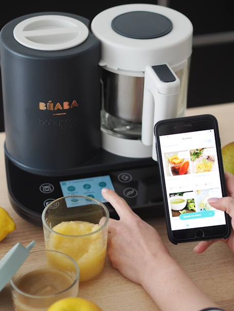 Robot connecté Babycook Smart gris anthracite/blanc 3 - vertbaudet enfant 