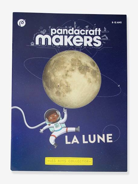 Kit ludo-éducatif 2 en 1 - La Lune - Fabrique une Lune en 3D ! - PANDACRAFT bleu 5 - vertbaudet enfant 