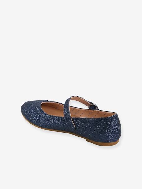 Ballerines à paillettes fille bleu 5 - vertbaudet enfant 