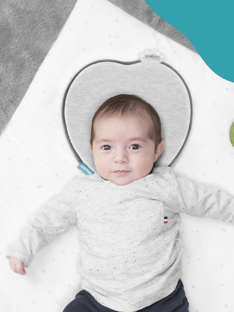Coussin cale-tête Lovenest Original Gris chiné (Smokey) 4 - vertbaudet enfant 
