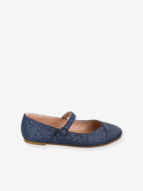 Ballerines à paillettes fille bleu 4 - vertbaudet enfant 