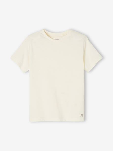 T-shirt garçon personnalisable manches courtes aubergine+blanc+BLEU+jaune pâle+mangue+sauge 6 - vertbaudet enfant 
