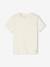 T-shirt garçon personnalisable manches courtes aubergine+blanc+BLEU+jaune pâle+mangue+sauge 6 - vertbaudet enfant 