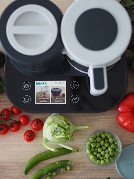 Robot connecté Babycook Smart gris anthracite/blanc 2 - vertbaudet enfant 