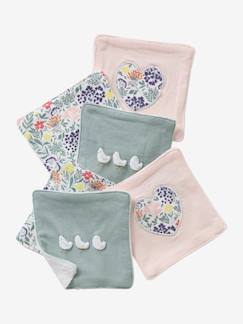 Linge de maison et décoration-Linge de bain-Lot de 6 lingettes lavables