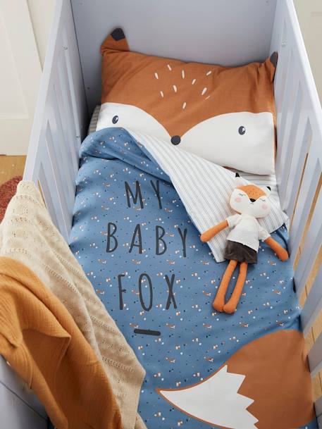 Housse de couette bébé BABY FOX bleu 3 - vertbaudet enfant 