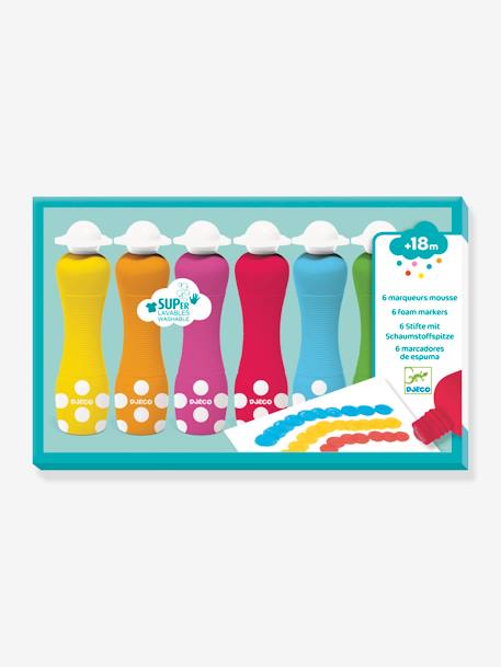 6 marqueurs mousse blanc 1 - vertbaudet enfant 