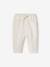Pantalon bébé fille en gaze de coton écru+vert de gris+vieux rose 1 - vertbaudet enfant 