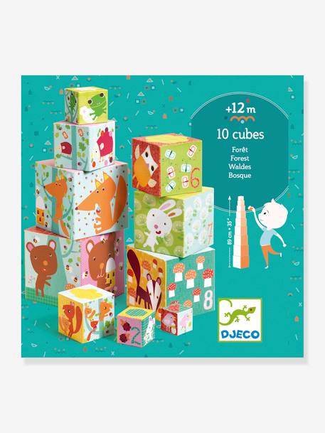 10 Cubes Forêt vert 2 - vertbaudet enfant 