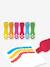 6 marqueurs mousse blanc 2 - vertbaudet enfant 