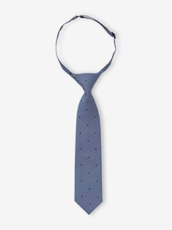 Garçon-Accessoires-Cravate, noeud papillon, ceinture-Cravate imprimée à pois garçon