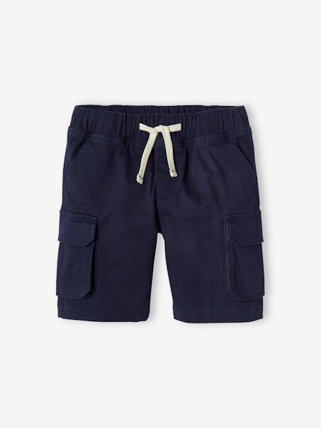 Short garçon battle facile à enfiler beige+kaki+marine 20 - vertbaudet enfant 