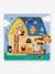 Puzzle 3 niveaux Chez Moo bleu 3 - vertbaudet enfant 