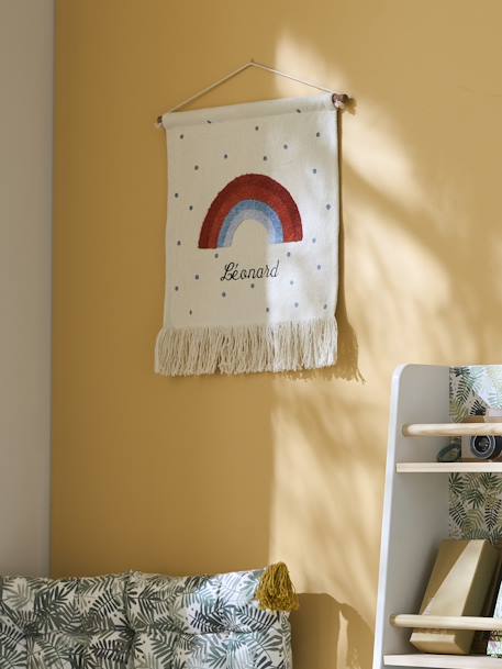 Arc-en-ciel mural personnalisable Blanc / Bleu 4 - vertbaudet enfant 