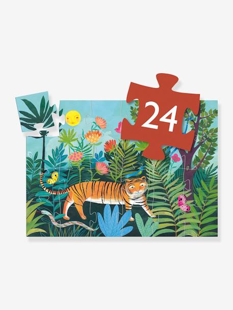 Puzzle 24 pièces La balade du Tigre orange 2 - vertbaudet enfant 