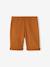Bermuda garçon en molleton bleu chambray+kaki+marine grisé+noix de pécan 19 - vertbaudet enfant 