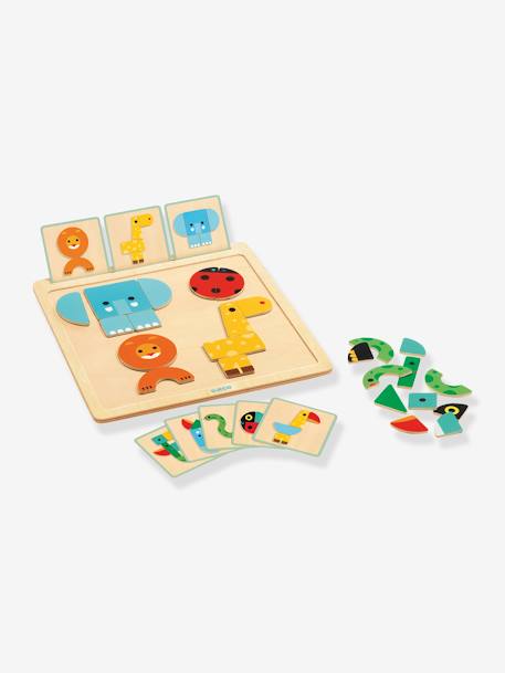 Jeu magnétique GeoBasic blanc 1 - vertbaudet enfant 