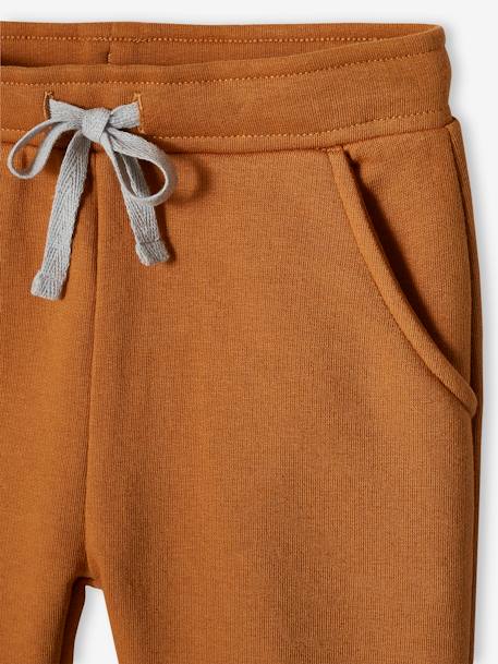 Bermuda garçon en molleton bleu chambray+kaki+marine grisé+noix de pécan 17 - vertbaudet enfant 